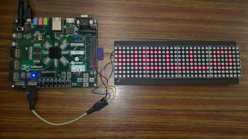 View of LED Display Manager in action